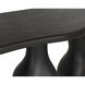 Ines 63 X 30 inch Black Outdoor Console Table